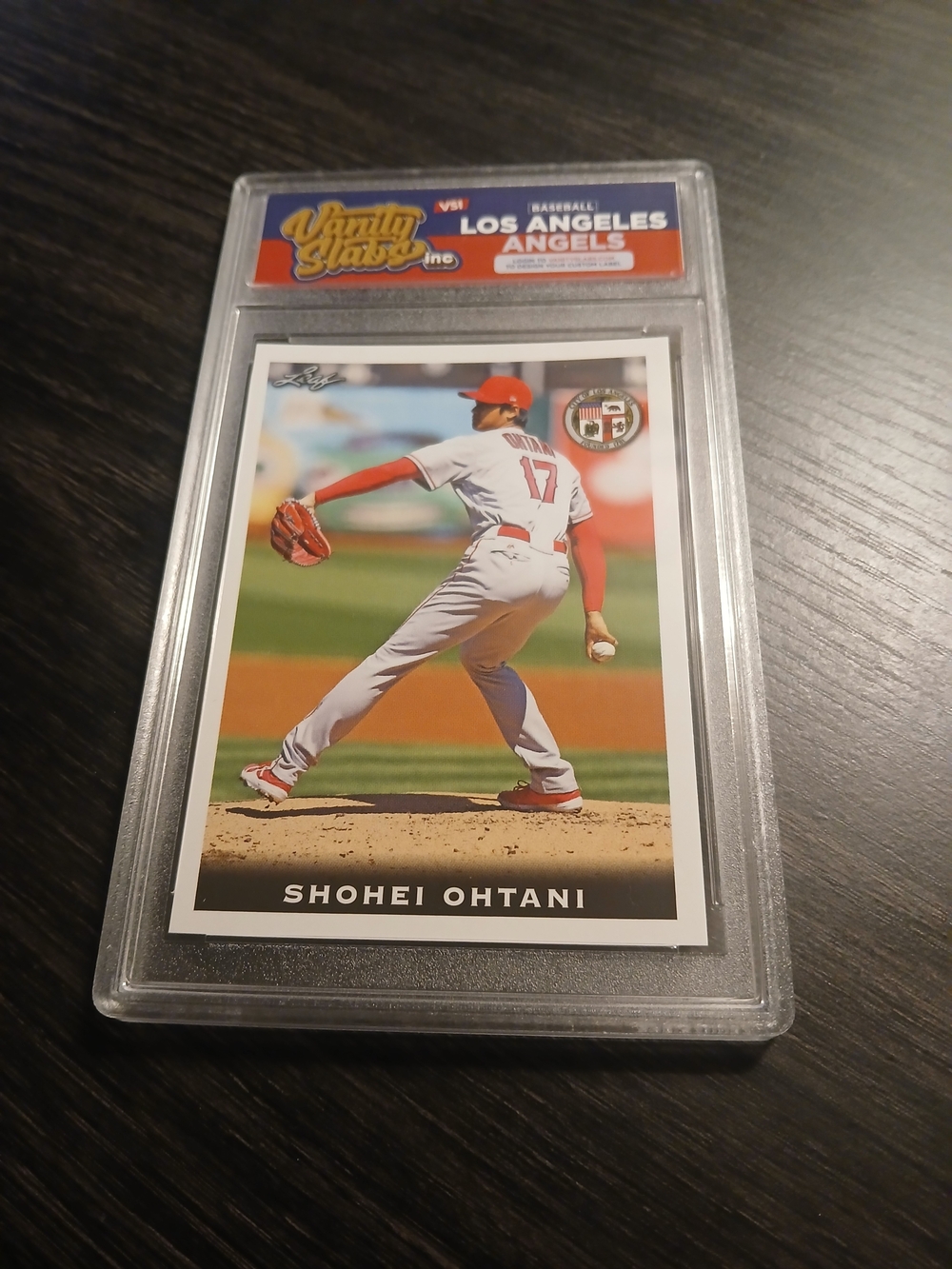 Shohei Ohtani  Rookie Baseball Card - Los Angeles Angels (White/Red)